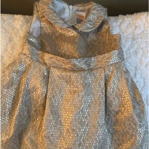 Holiday Dress 12-18 Months Gold